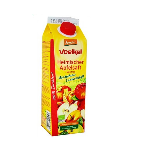 Χυμός Μήλου ΒΙΟ 1lt VOELKEL