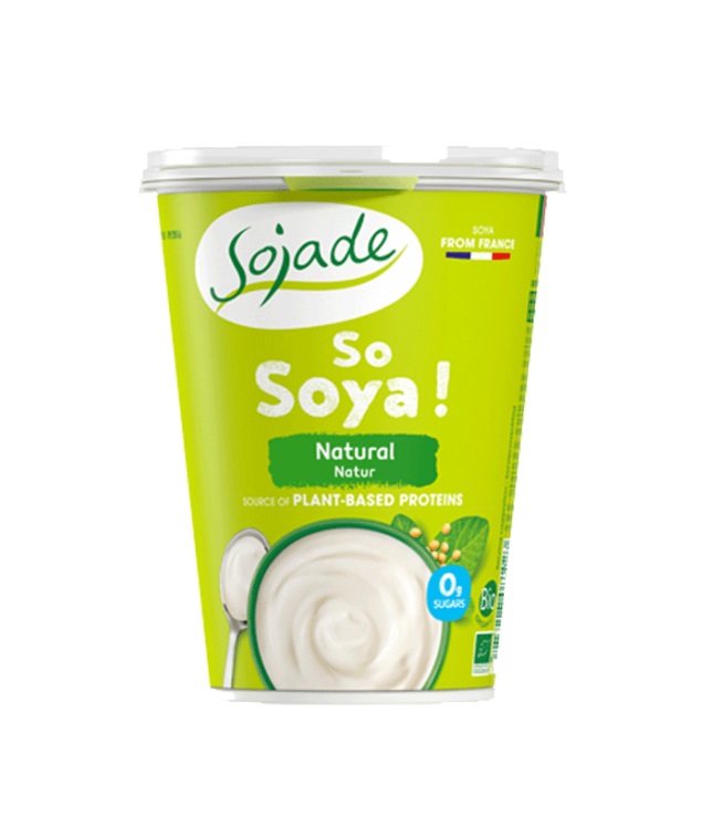 Επιδόρπιο Γιαουρτιού Σόγιας Φυσικό 400gr SOJADE