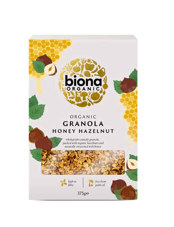 Granola Μέλι-Φουντούκι ΒΙΟ 375gr BIONA