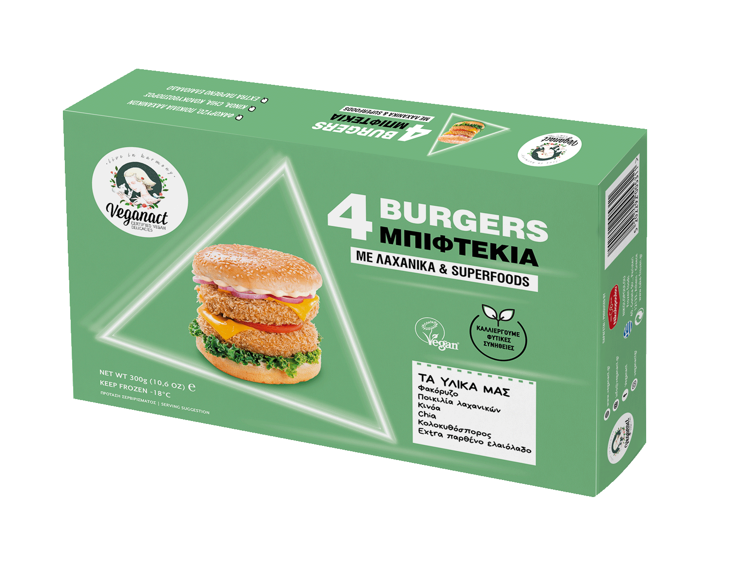 Σνίτσελ Λαχανικών 200gr VEGANACT