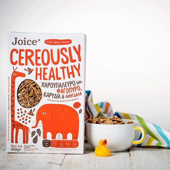 Δημητριακά ΒΙΟ Χαρουπάλευρο-Φαγόπυρο 350gr JOICE