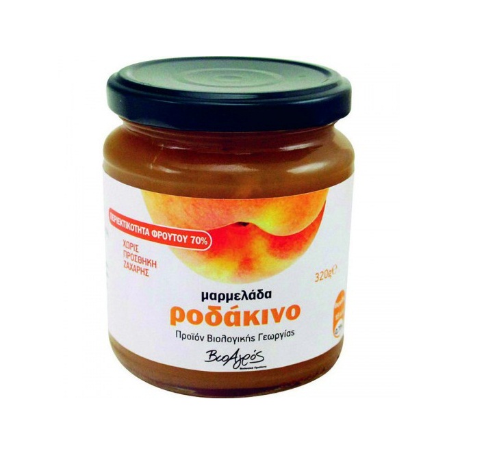Μαρμελάδα Ροδάκινο χωρίς ζάχαρη ΒΙΟΑΓΡΟΣ