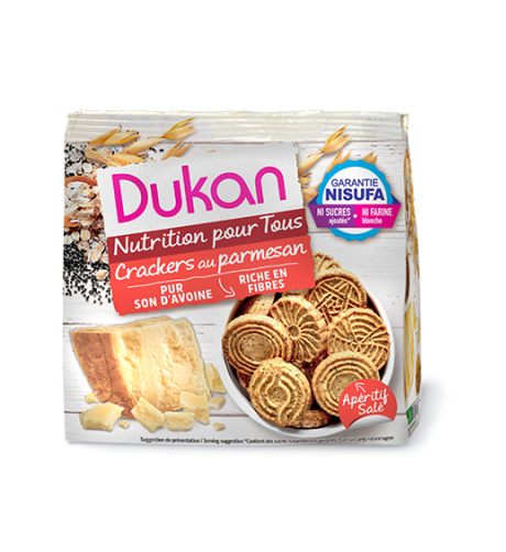 Κράκερς Βρώμης με Παρμεζάνα DUKAN