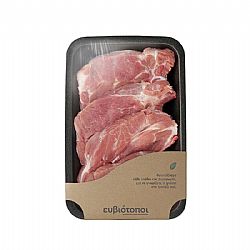Μπριζόλα χοιρινή λαιμού με οστό 1kg ΕΥΒΙΟΤΟΠΟΙ