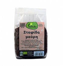 Σταφίδα Μαύρη Κορινθιακή ΒΙΟ 250gr ΟΛΑ ΒΙΟ