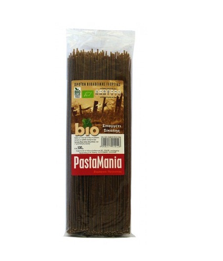 Σπαγγέτι 100% Σίκαλης ΒΙΟ 500 γρ PASTAMANIA