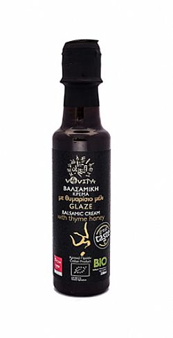 Κρέμα Βαλσάμικη με Θυμαρίσιο Μέλι ΒΙΟ 200ml V4VITA