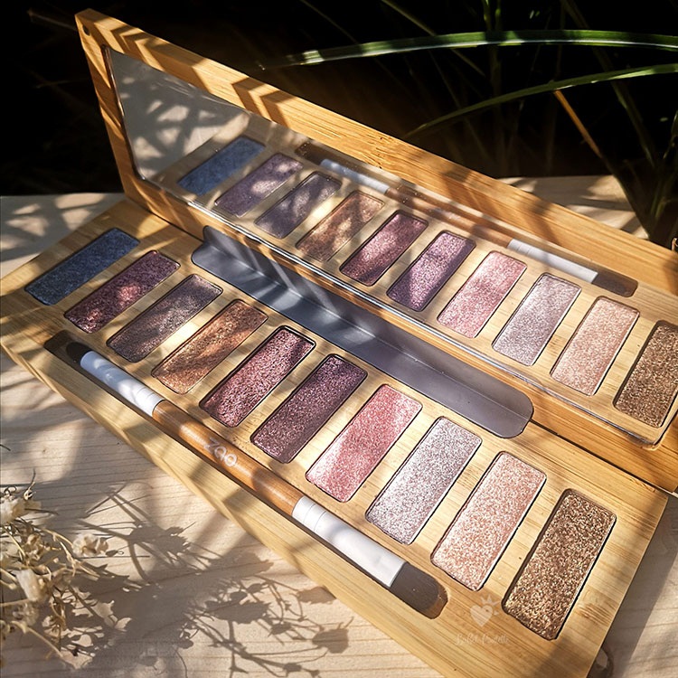 Παλέτα Βιολογικών Σκιών Ultra Shinny 10x1.3gr ZAO ORGANIC MAKE UP