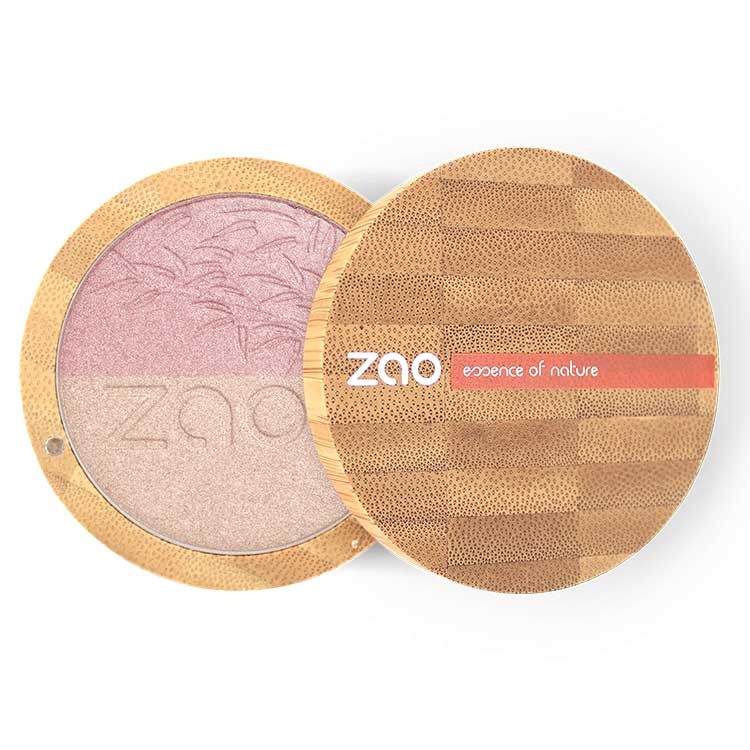 Shine Up Powder No 311 Duo Pink & Gold ZAO ORGANIC MAKE UP